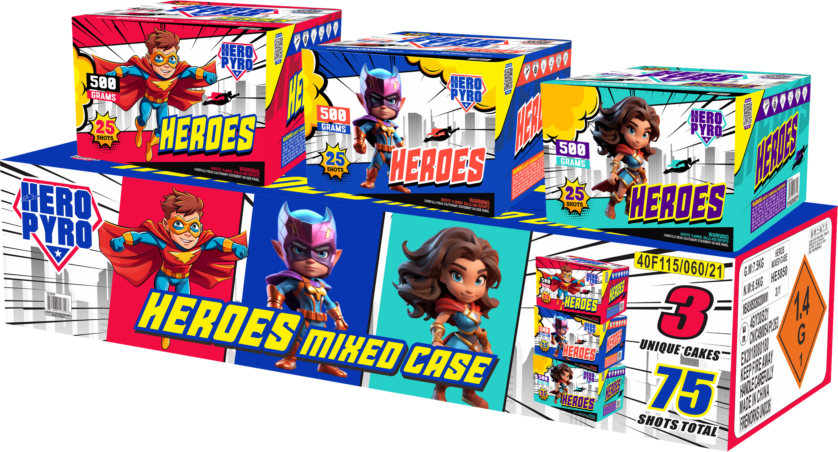 Heroes- Mixed Case